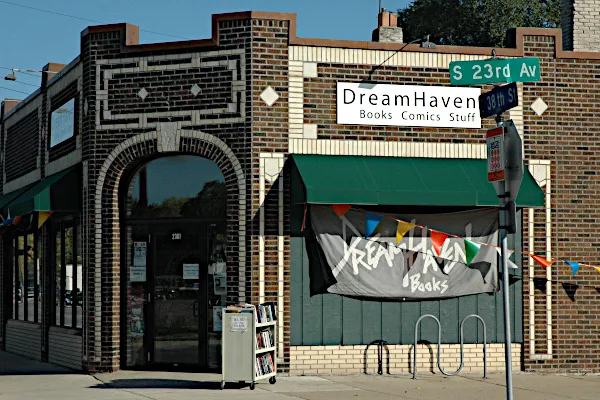 DreamHaven Books in Minneapolis sees sales surge after protest photo of owner circulates widely online