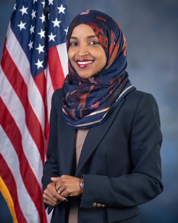 Rep. Ilhan Omar Sprayed With Unknown Substance at Minneapolis Town Hall, Man Restrained and Removed